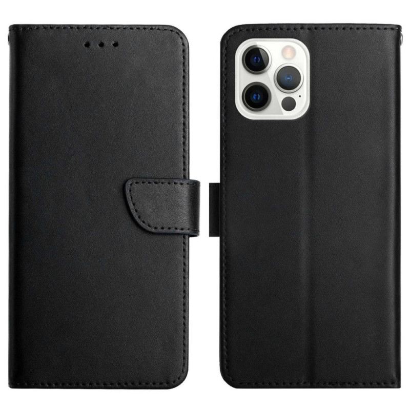 Kinyitható Tokok iPhone 14 Pro Max Eredeti Nappa Bőr