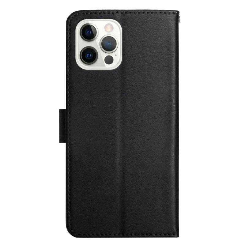 Kinyitható Tokok iPhone 14 Pro Max Eredeti Nappa Bőr
