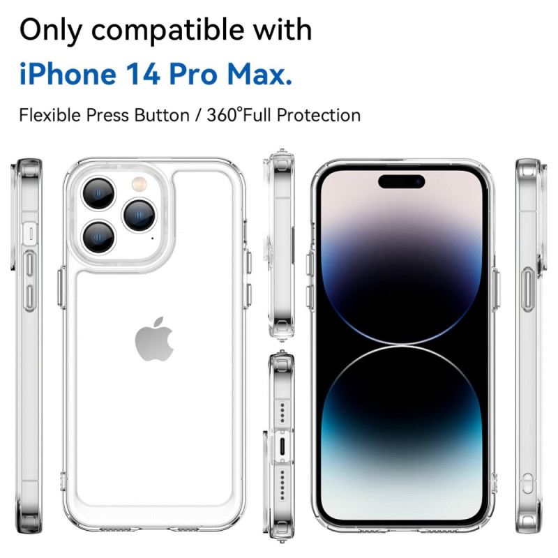 Tok iPhone 14 Pro Max Átlátszó Cukorka Sorozat