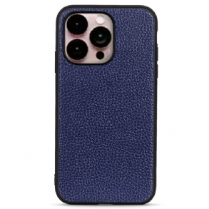 Tok iPhone 14 Pro Max Eredeti Litchi Bőr