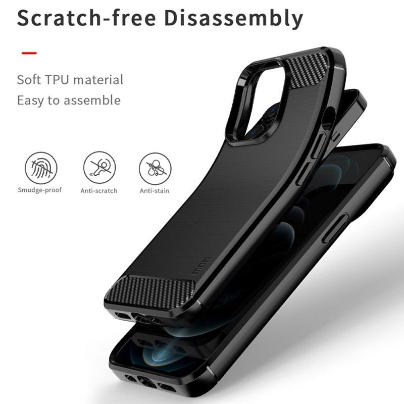 Tok iPhone 14 Pro Max Mofi Szálcsiszolt Szénszálas