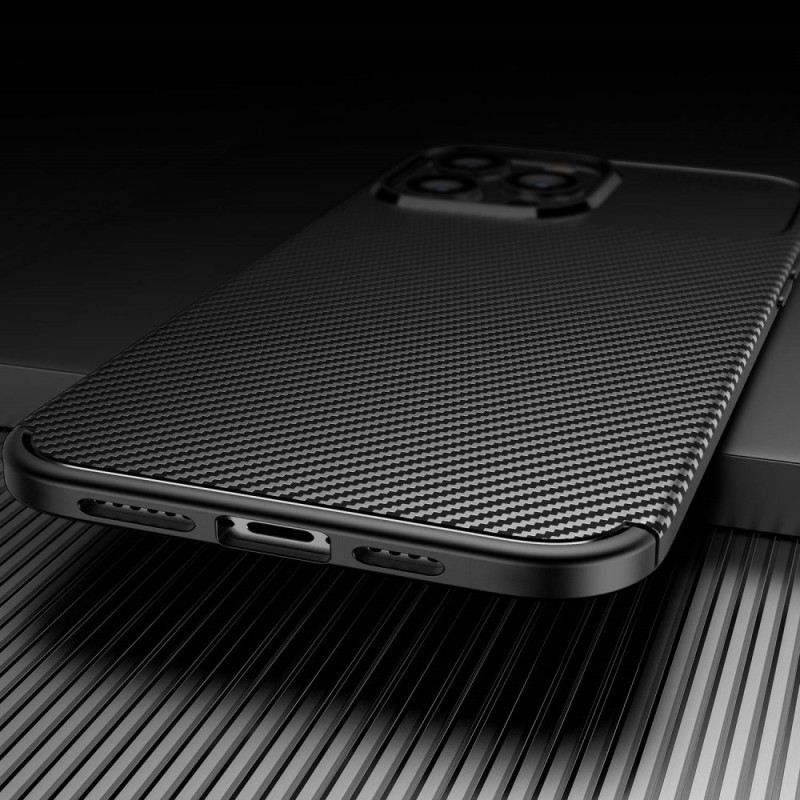 Tok iPhone 14 Pro Max Rugalmas Szénszálas