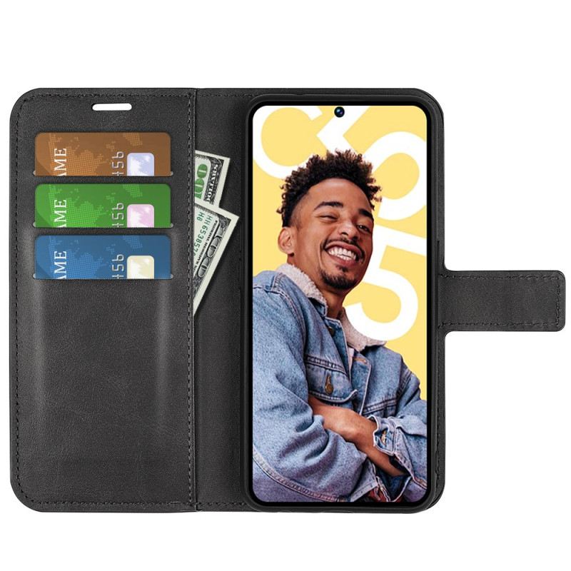 Bőrtok Realme C55 Bőr Stílusú