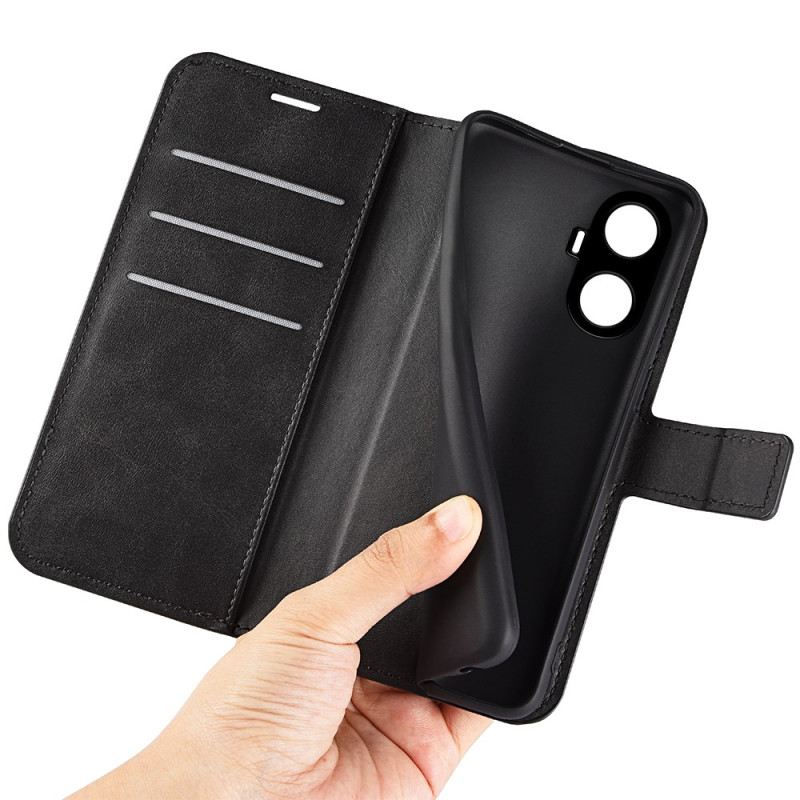 Bőrtok Realme C55 Bőr Stílusú