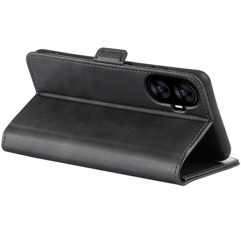 Bőrtok Realme C55 Dupla Csattal