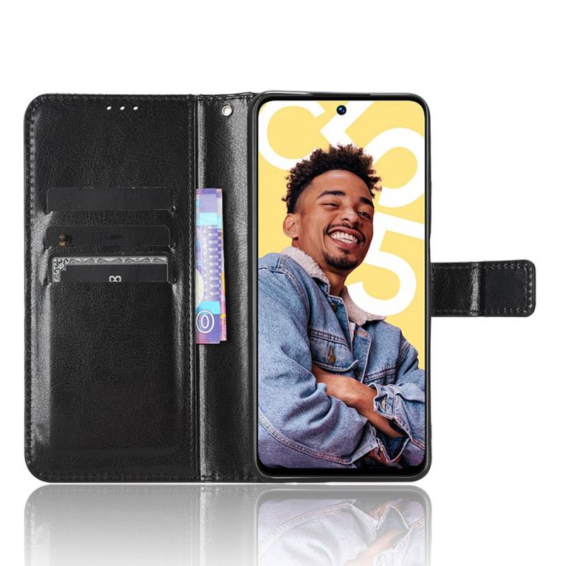 Bőrtok Realme C55 Feltűnő Műbőr Szíj