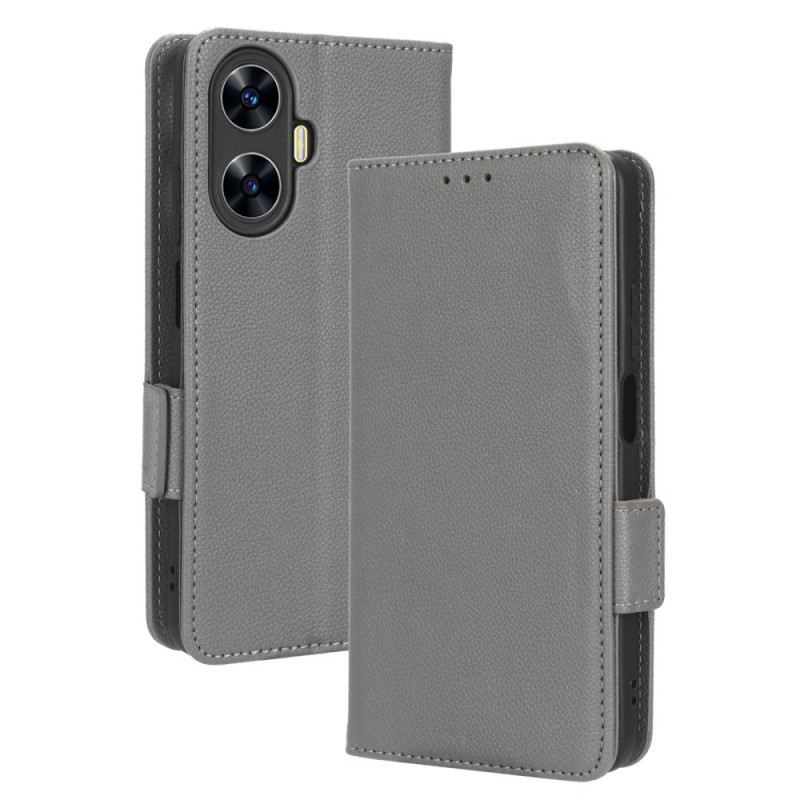 Bőrtok Realme C55 Vékony Pántos Pénztárca