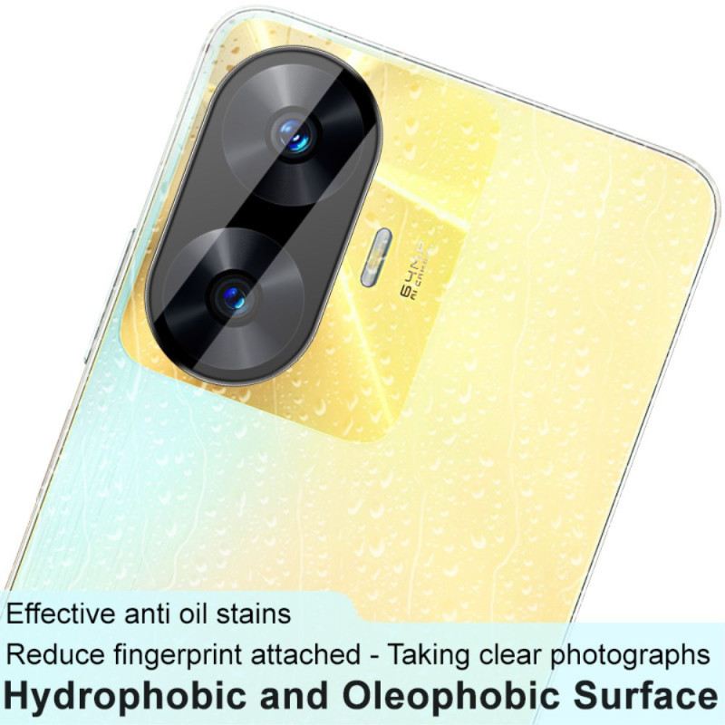 Edzett Üveg Lencsevédő Realme C55-höz (fekete Verzió)