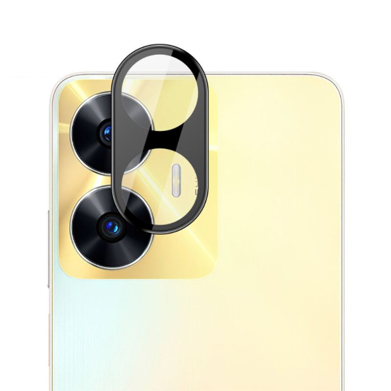 Edzett Üveg Lencsevédő Realme C55-höz (fekete Verzió)