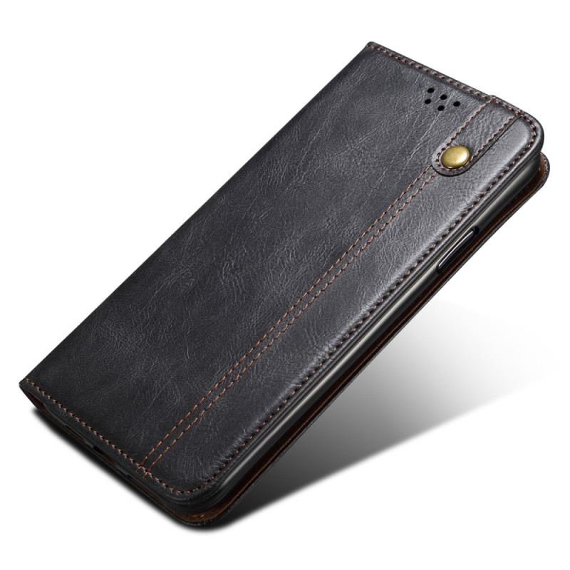 Fliptok Realme C55 Viaszos Műbőr