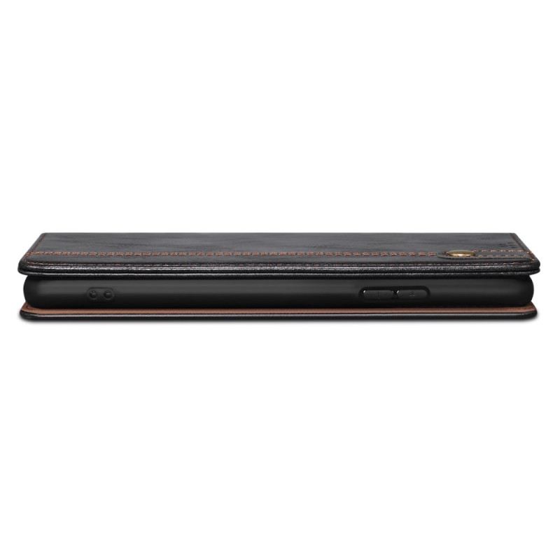 Fliptok Realme C55 Viaszos Műbőr