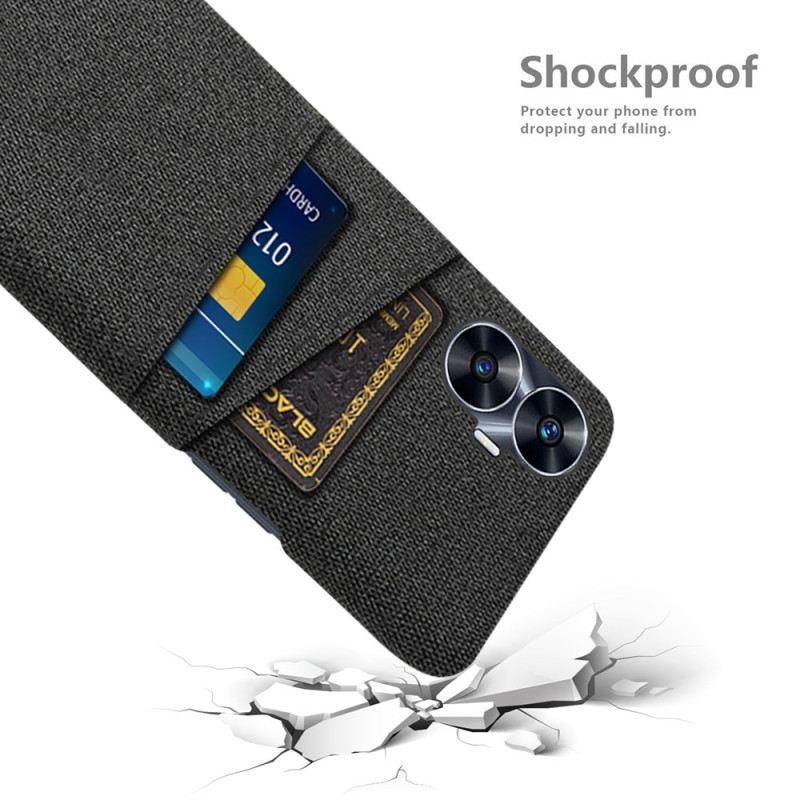 Tok Realme C55 Dupla Szövetből Készült Kártyatartó