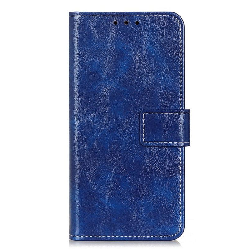 Fliptok / Bőrtok Sony Xperia 10 IV Varratokkal Lakkozott