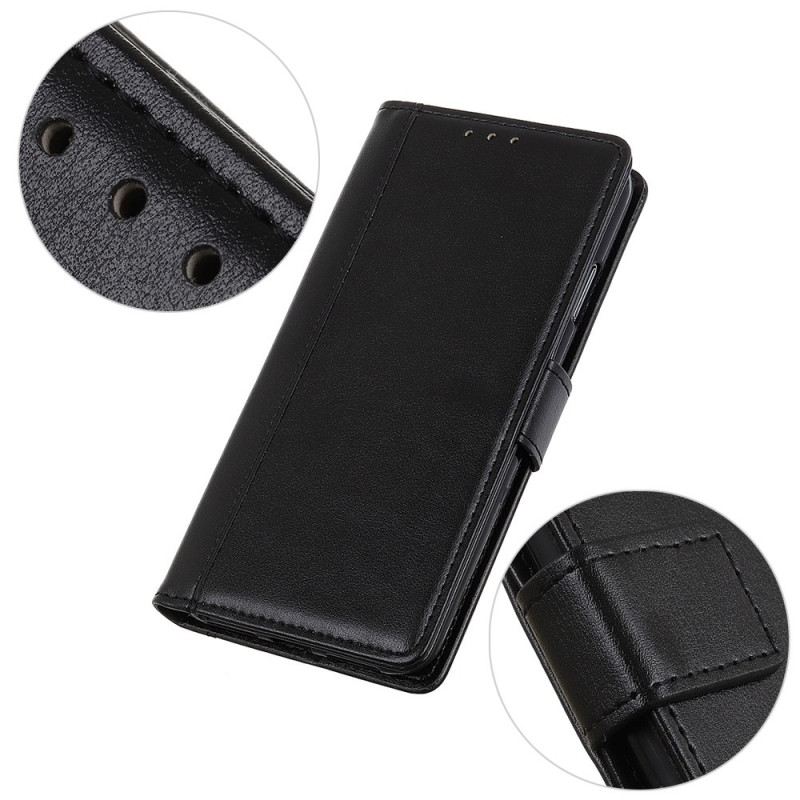 Fliptok / Bőrtok Xiaomi Redmi 10C Bőr Hatás