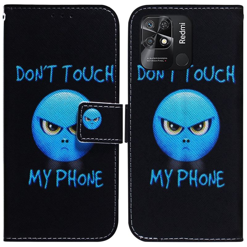 Fliptok / Bőrtok Xiaomi Redmi 10C Emoji Telefon