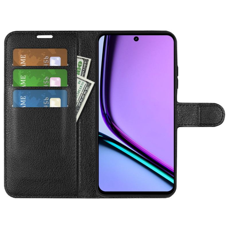 Bőrtok Realme C67 Licsi Műbőr