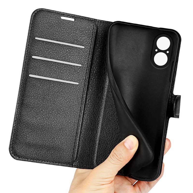 Bőrtok Realme C67 Licsi Műbőr