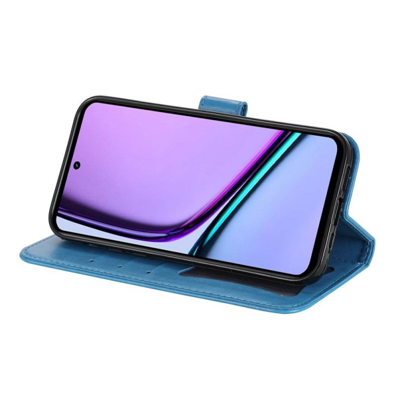 Kinyitható Tokok Realme C67 Virágmintás Pánttal