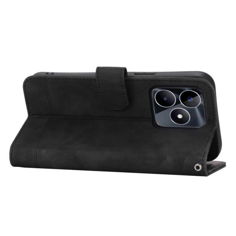 Bőrtok Realme C53 Dierfeng