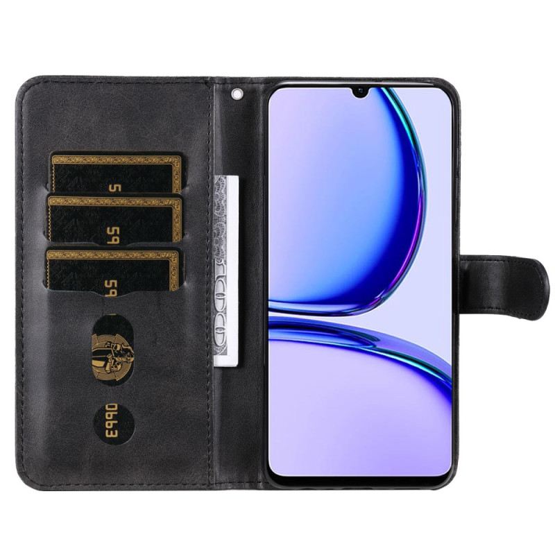 Bőrtok Realme C53 Elülső Aprópénztartó Pénztárca