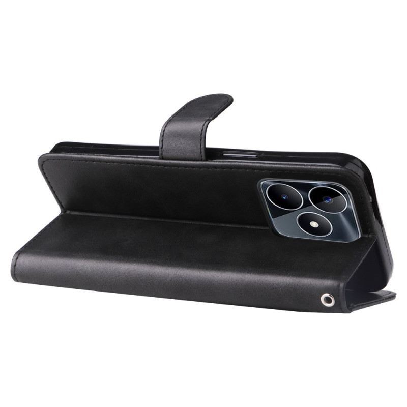 Bőrtok Realme C53 Elülső Aprópénztartó Pénztárca