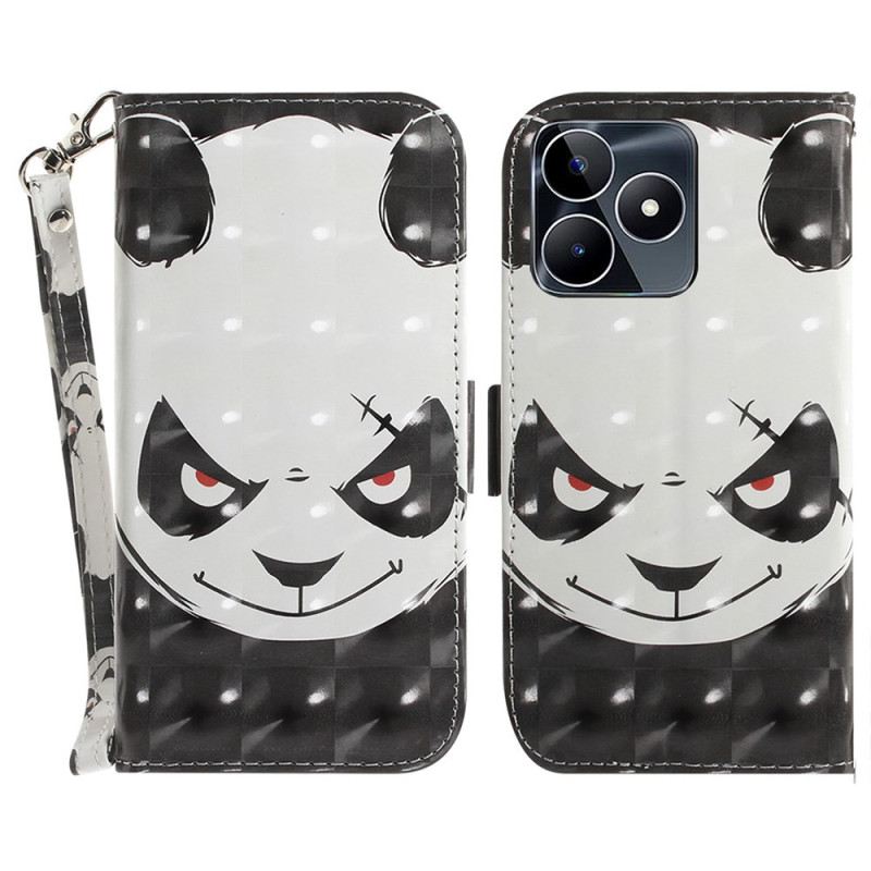 Fliptok Realme C53 Dühös Panda