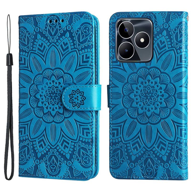 Fliptok Realme C53 Mandala Pánttal