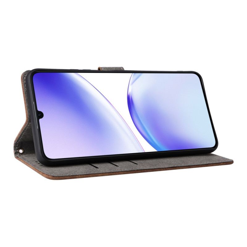 Fliptok Realme C53 Rfid Védelem Nyakpánttal