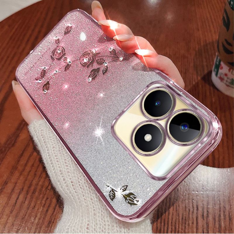 Telefontok Realme C53 Kadem Csillámos És Strasszos Tartó