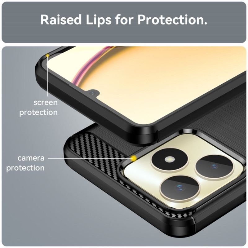 Tok Realme C53 Csiszolt Szénszálas