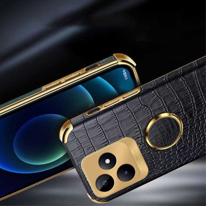 Tok Realme C53 Krokodil Textúrájú Gyűrűtartó