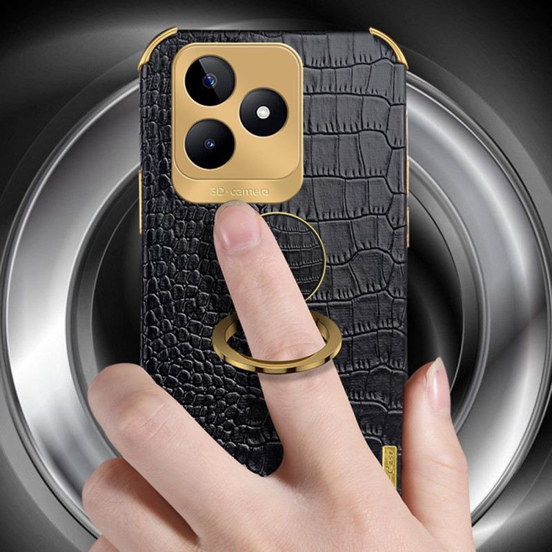 Tok Realme C53 Krokodil Textúrájú Gyűrűtartó