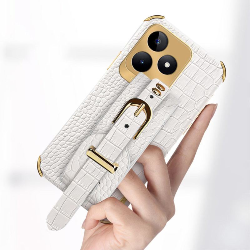 Tok Realme C53 Krokodilmintás Karkötőtartó