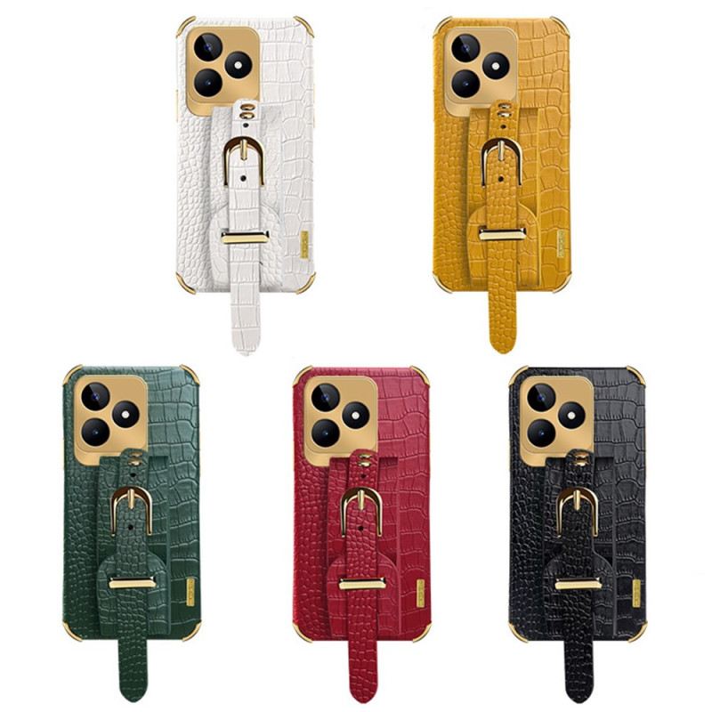 Tok Realme C53 Krokodilmintás Karkötőtartó