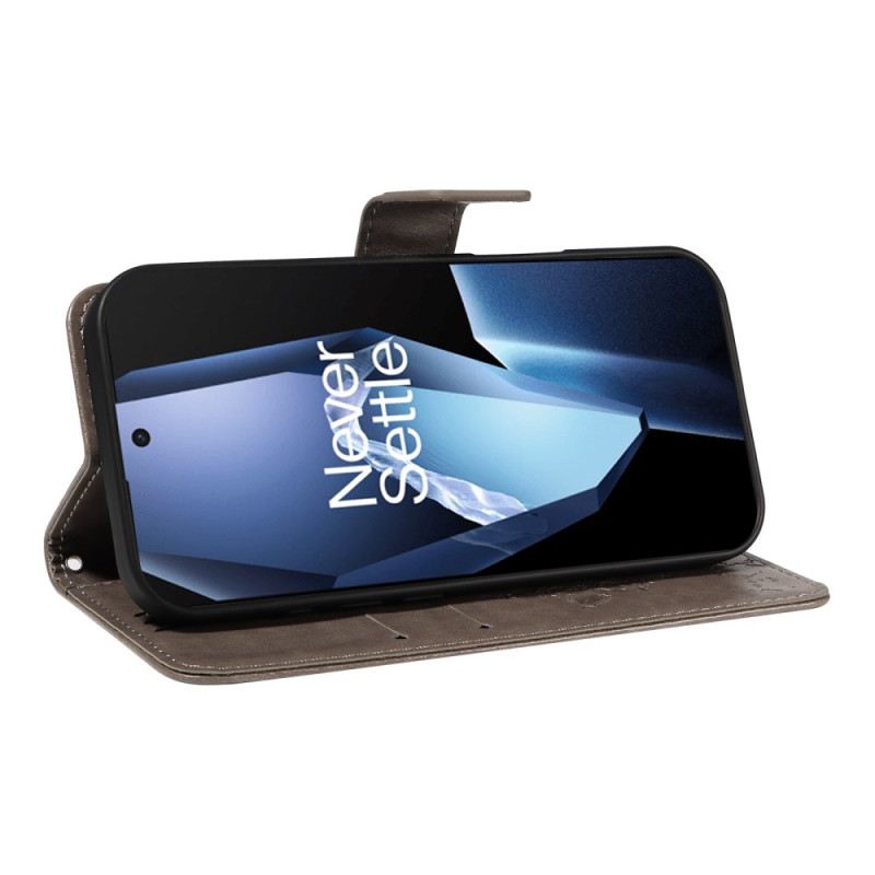 Bőrtok Oneplus 13r Fa És Macska