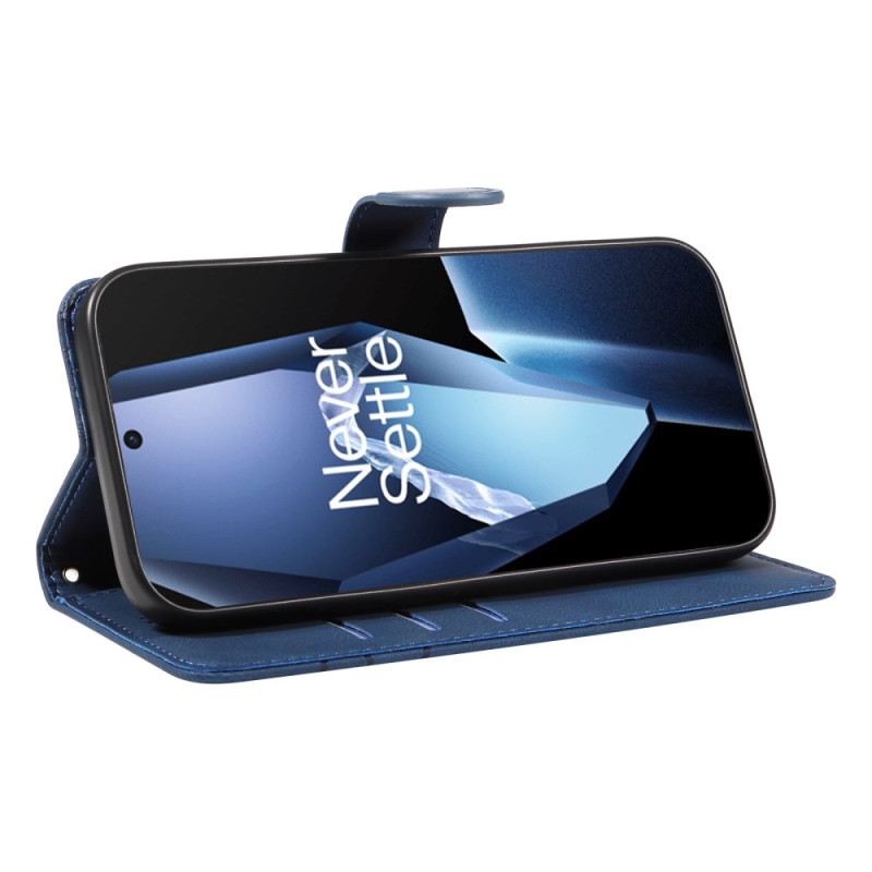 Bőrtok Oneplus 13r Hullámos Vonalak