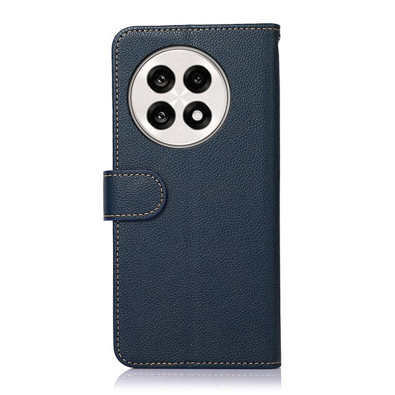 Bőrtok Oneplus 13r Khazneh Kétszínű Rfid-védelemmel