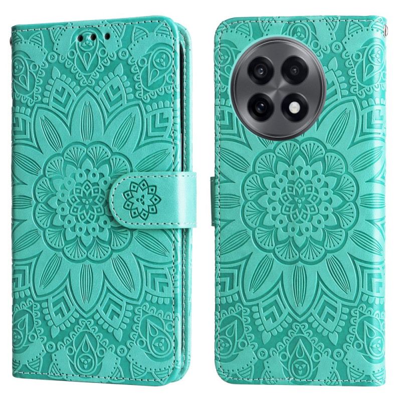 Bőrtok Oneplus 13r Napraforgó