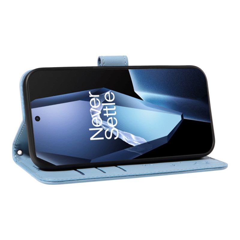 Bőrtok Oneplus 13r Pitypang Mintás Pánt