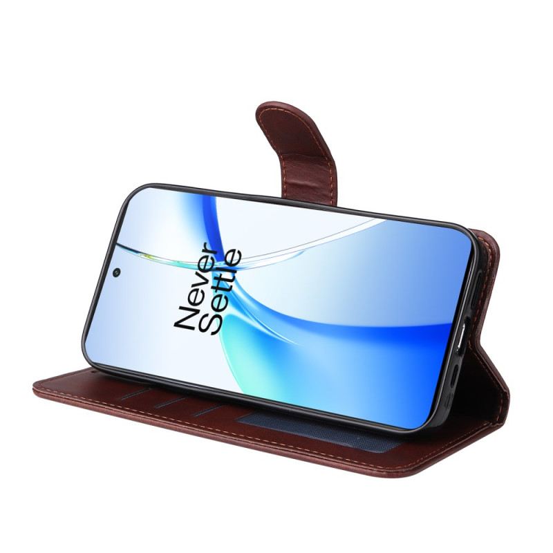 Bőrtok Oneplus 13r Sima Bőrhatású Szíj