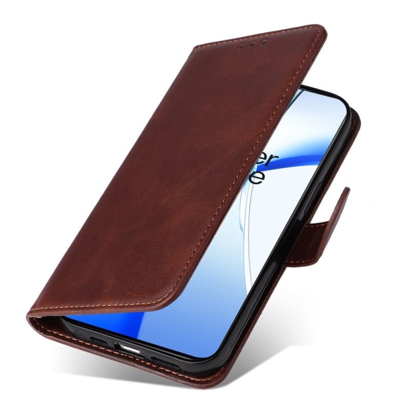 Bőrtok Oneplus 13r Sima Bőrhatású Szíj