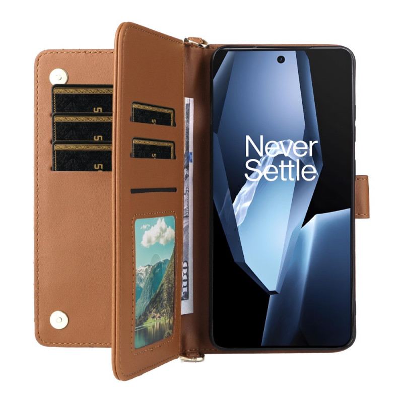 Bőrtok Oneplus 13r Stílusos Pánttal És Vállpánttal