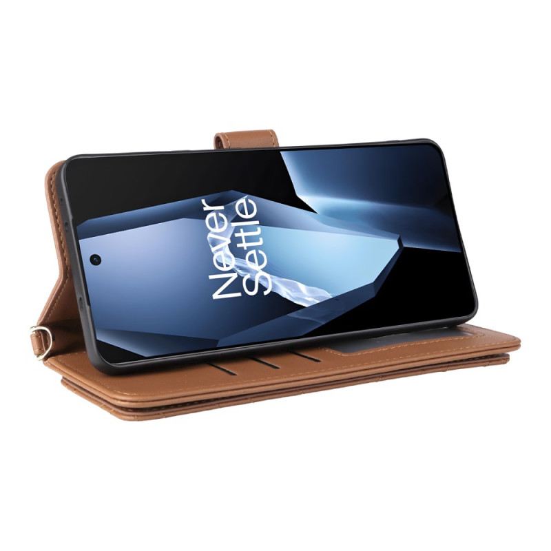 Bőrtok Oneplus 13r Stílusos Pánttal És Vállpánttal