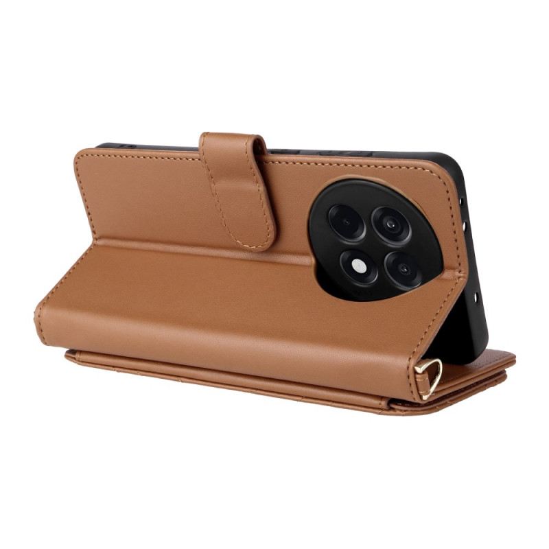 Bőrtok Oneplus 13r Stílusos Pánttal És Vállpánttal