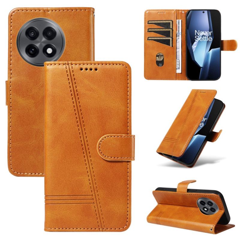 Bőrtok Oneplus 13r Vonalak