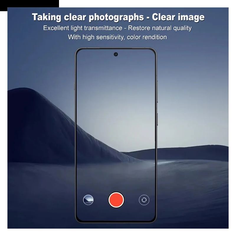 Edzett Üveg Lencsevédő Oneplus 13r-hez (fekete Változat)