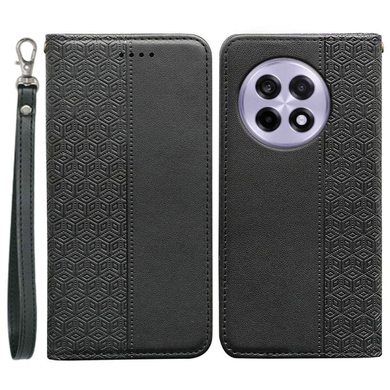 Fliptok Oneplus 13r Kockás Mintás Pántos Pénztárca