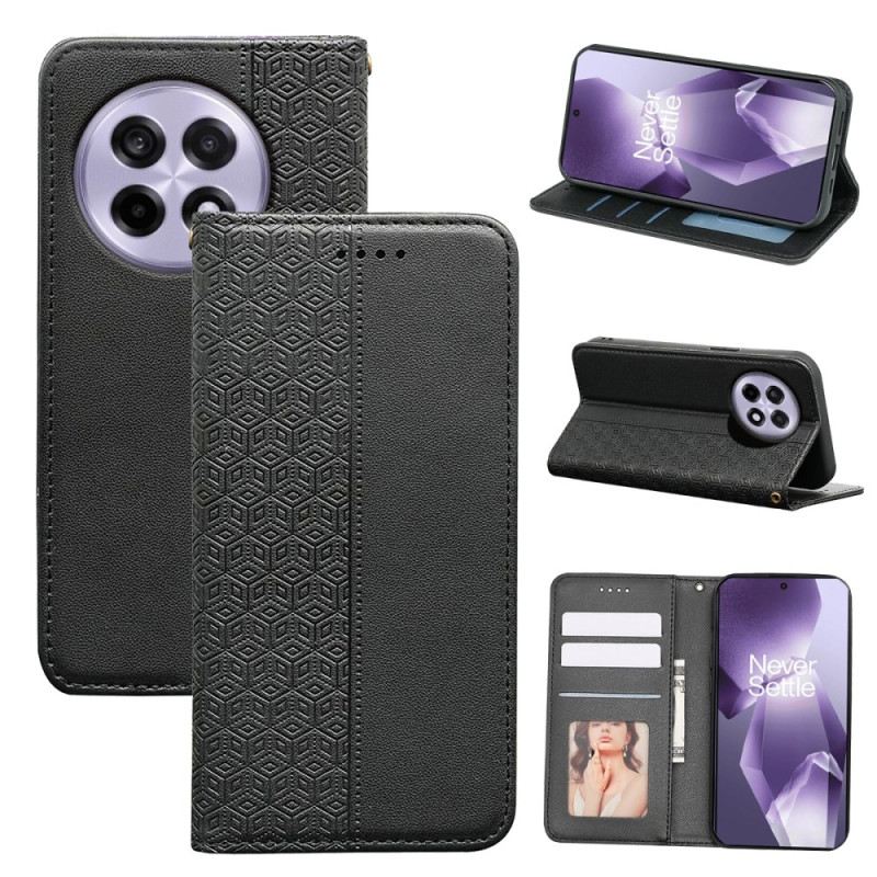 Fliptok Oneplus 13r Kockás Mintás Pántos Pénztárca