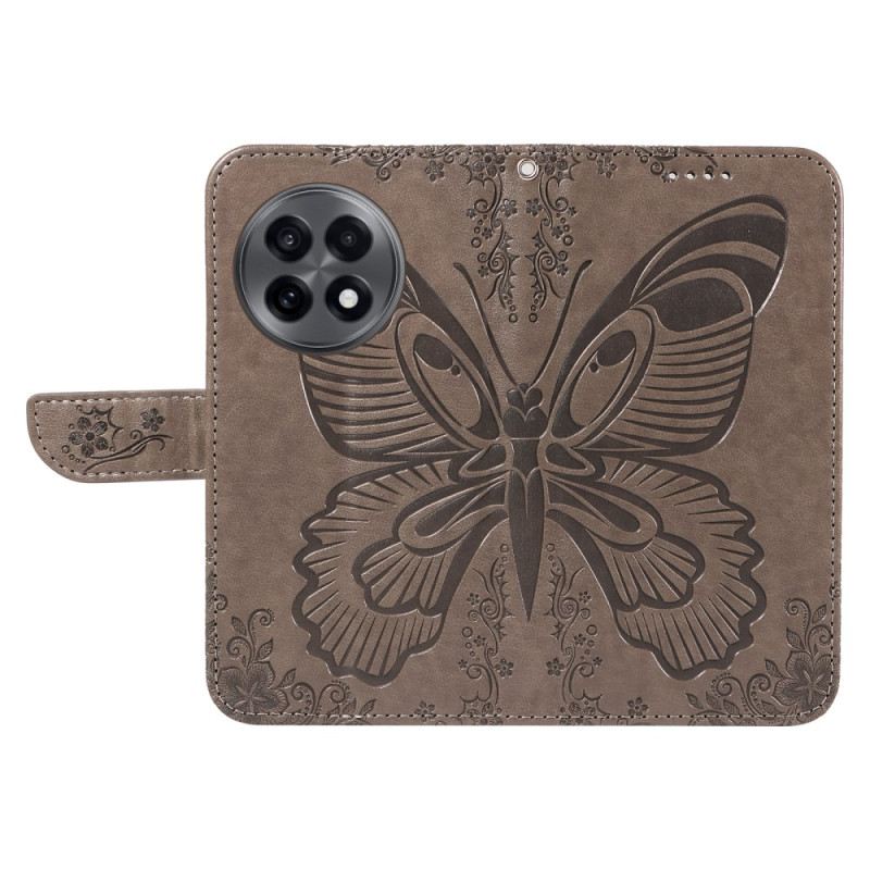 Fliptok Oneplus 13r Pillangó Mintás Pántos Pénztárca