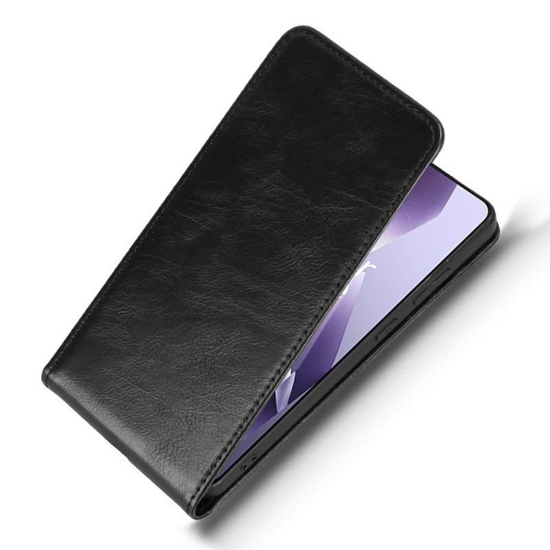 Kinyitható Bőrtok Oneplus 13r Függőleges Fedéllel Ellátott Műbőr